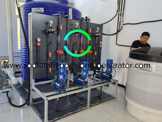 Automatic sodium hypochlorite generator system