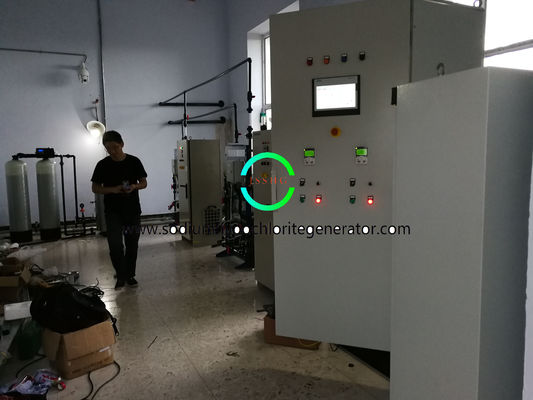Large Brine Electrolysis NaCIO Sodium Hypochlorite For Water Purification