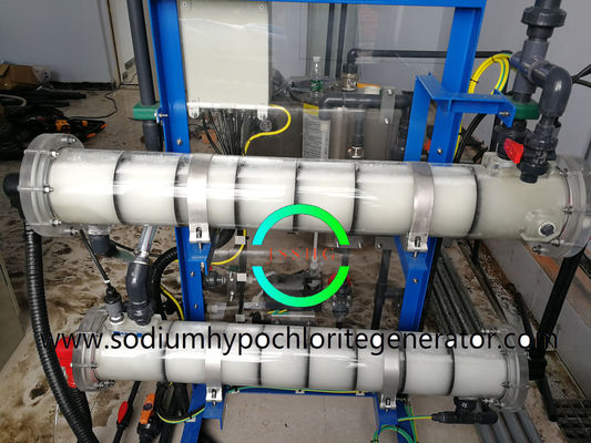 Titanium Integrated 0.8 % On Site Sodium Hypochlorite Generation Systems 15 Kg / h