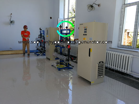 Titanium Integrated 0.8 % On Site Sodium Hypochlorite Generation Systems 15 Kg / h