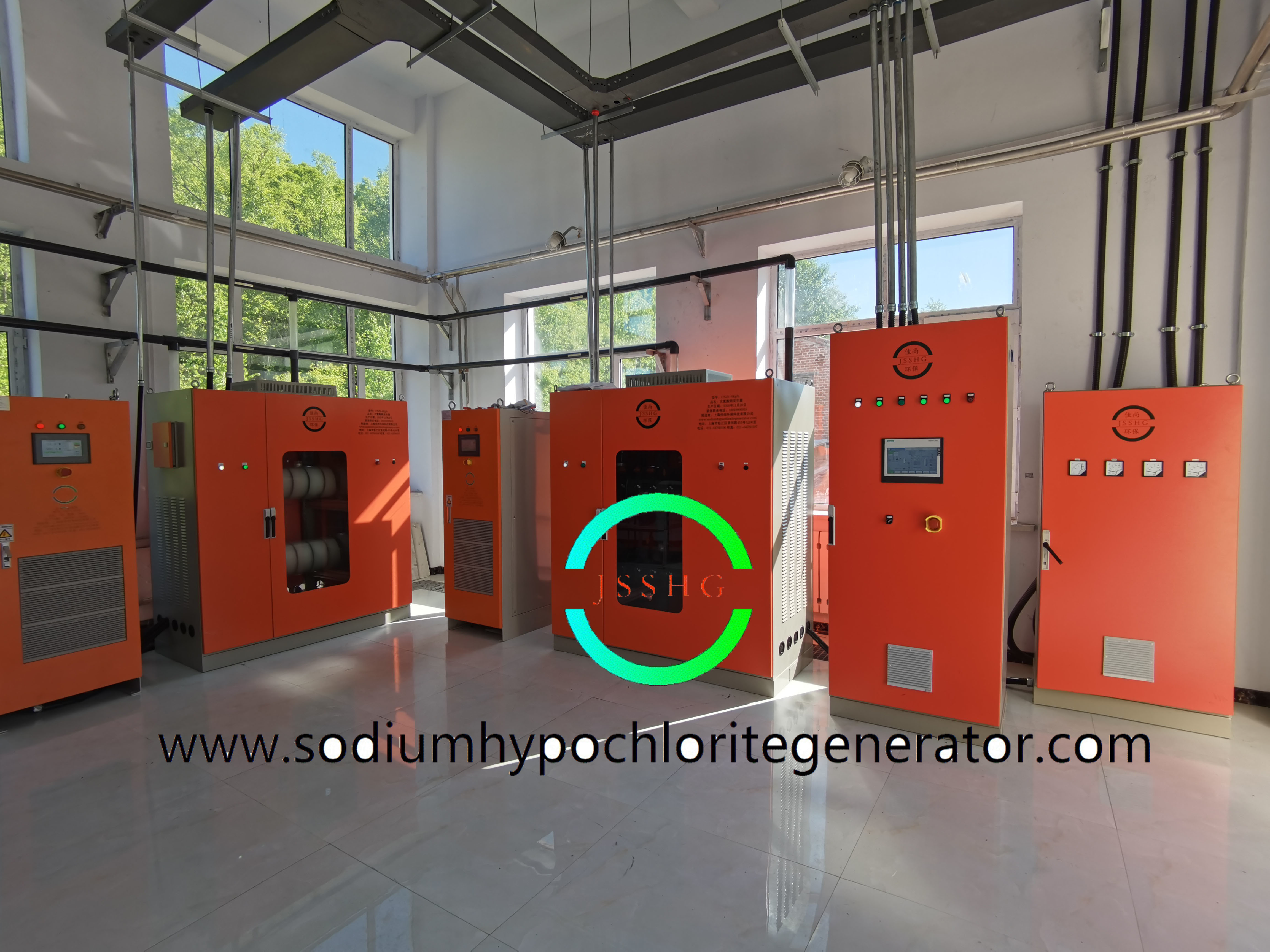 Automatic sodium hypochlorite generator system for drinking water